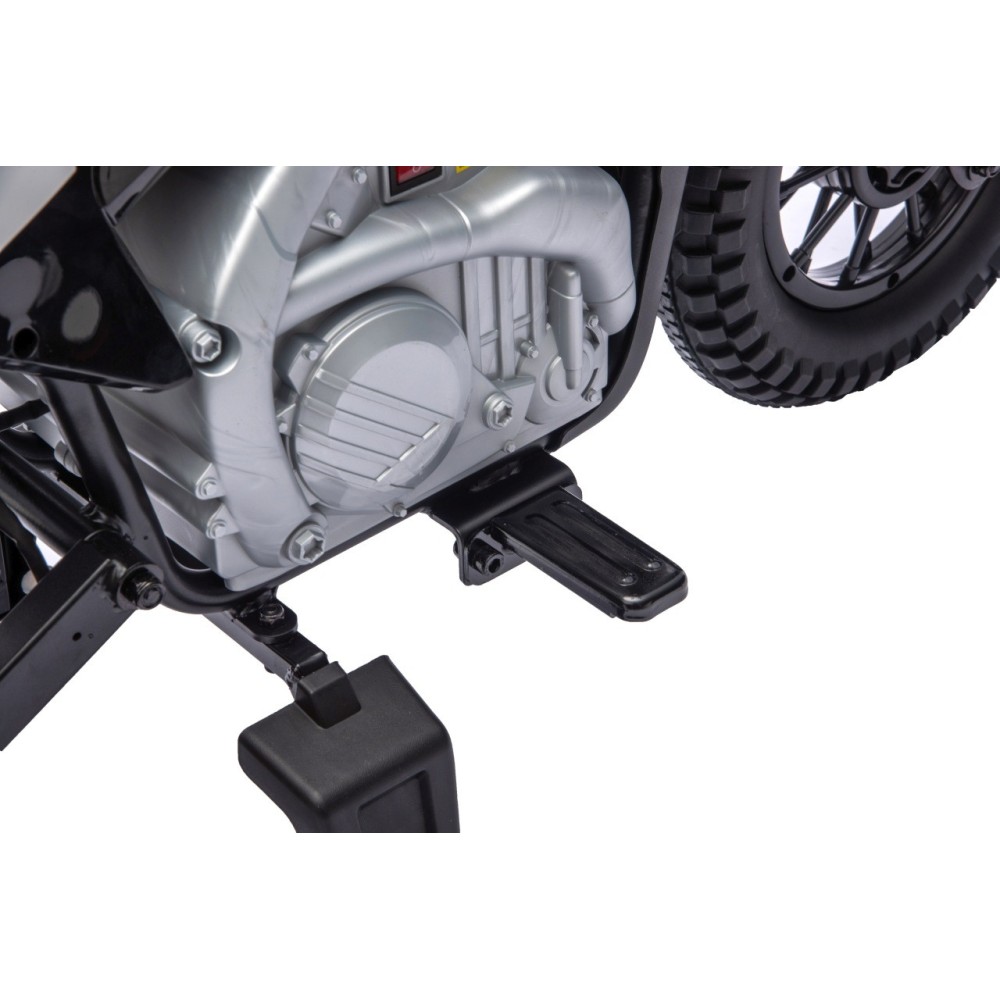 JOKO Elektrická Motorka HONDA CFR450R, penové kolesá, kožené sedadlo, čierna
