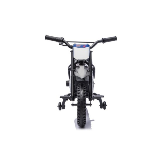JOKO Elektrická Motorka HONDA CFR450R, penové kolesá, kožené sedadlo, čierna