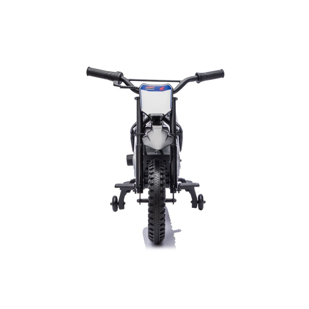 JOKO Elektrická Motorka HONDA CFR450R, penové kolesá, kožené sedadlo, čierna
