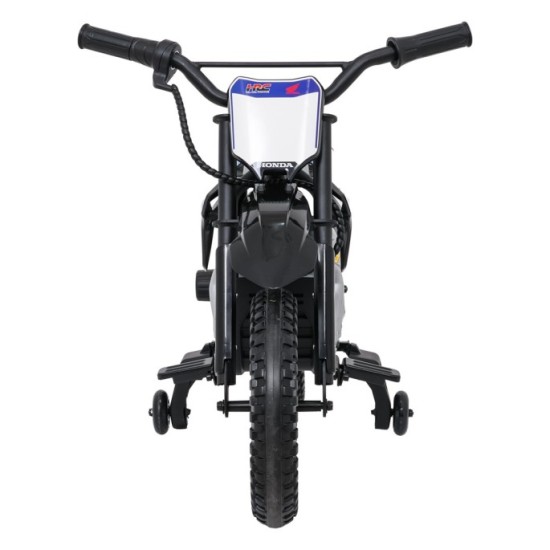 JOKO Elektrická Motorka HONDA CFR450R, penové kolesá, kožené sedadlo, čierna