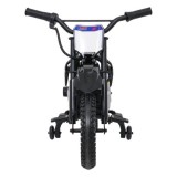 JOKO Elektrická Motorka HONDA CFR450R, penové kolesá, kožené sedadlo, čierna