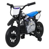 JOKO Elektrická Motorka HONDA CFR450R, penové kolesá, kožené sedadlo, čierna