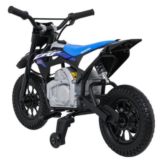 JOKO Elektrická Motorka HONDA CFR450R, penové kolesá, kožené sedadlo, čierna