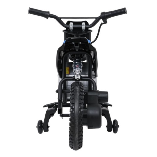 JOKO Elektrická Motorka HONDA CFR450R, penové kolesá, kožené sedadlo, čierna