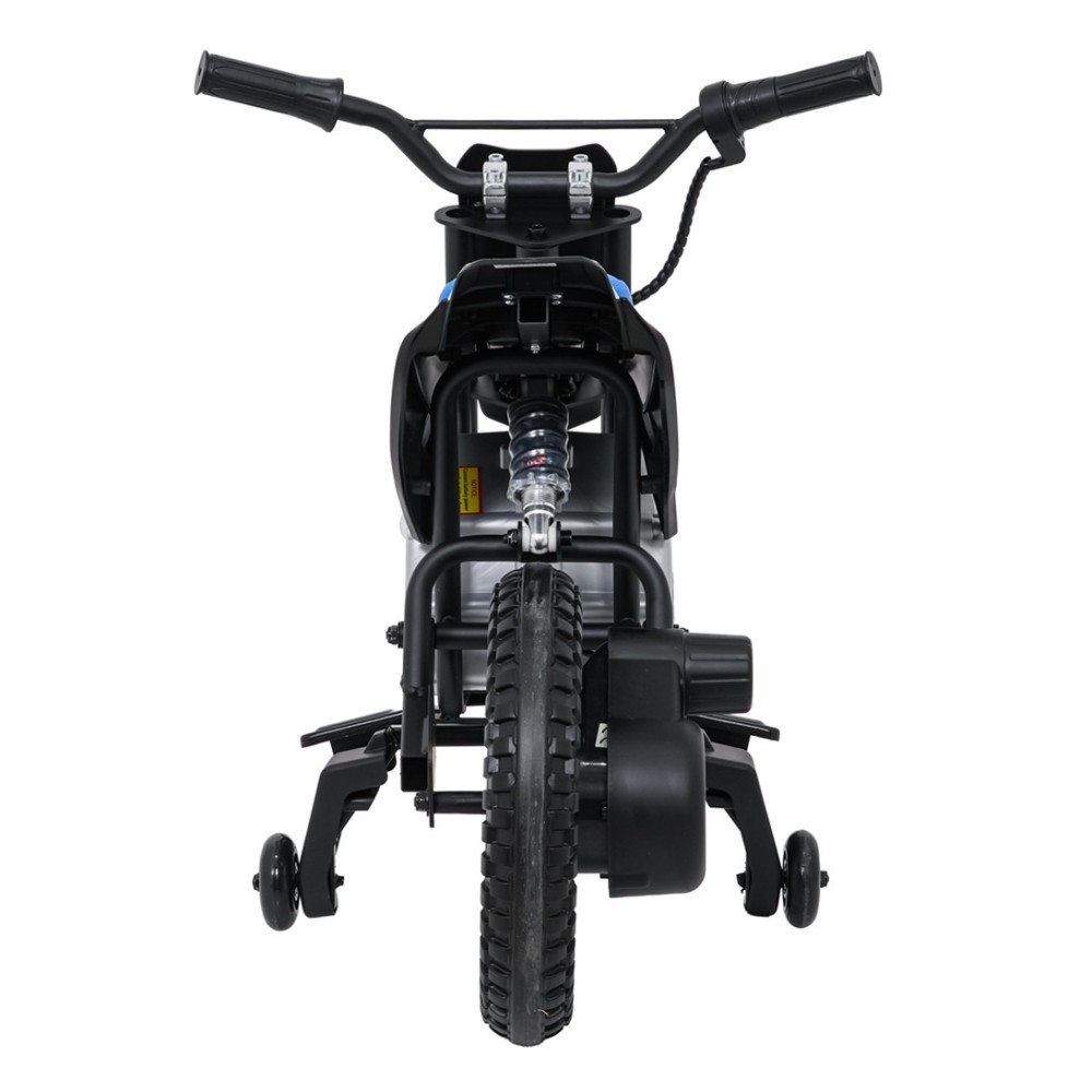 JOKO Elektrická Motorka HONDA CFR450R, penové kolesá, kožené sedadlo, čierna