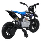 JOKO Elektrická Motorka HONDA CFR450R, penové kolesá, kožené sedadlo, čierna