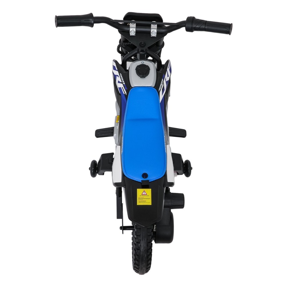 JOKO Elektrická Motorka HONDA CFR450R, penové kolesá, kožené sedadlo, čierna