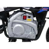 JOKO Elektrická Motorka HONDA CFR450R, penové kolesá, kožené sedadlo, čierna
