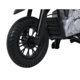 JOKO Elektrická Motorka HONDA CFR450R, penové kolesá, kožené sedadlo, čierna
