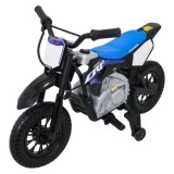 JOKO Elektrická Motorka HONDA CFR450R, penové kolesá, kožené sedadlo, čierna