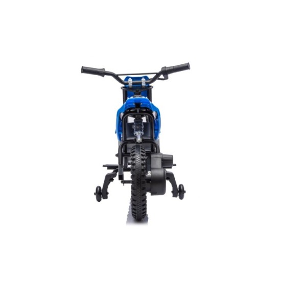 JOKO Elektrická Motorka HONDA CFR450R, penové kolesá, kožené sedadlo, modrá