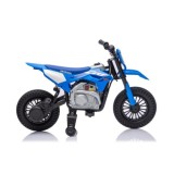 JOKO Elektrická Motorka HONDA CFR450R, penové kolesá, kožené sedadlo, modrá