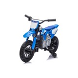 JOKO Elektrická Motorka HONDA CFR450R, penové kolesá, kožené sedadlo, modrá
