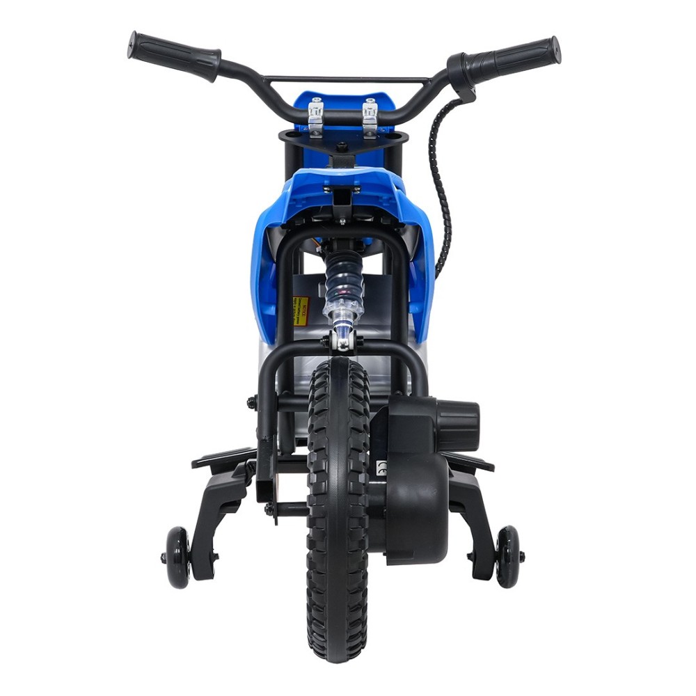 JOKO Elektrická Motorka HONDA CFR450R, penové kolesá, kožené sedadlo, modrá