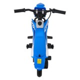 JOKO Elektrická Motorka HONDA CFR450R, penové kolesá, kožené sedadlo, modrá