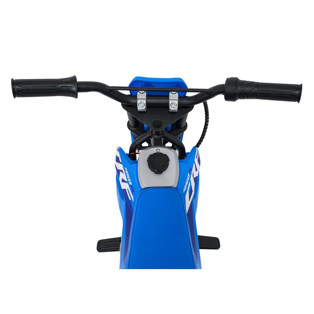 JOKO Elektrická Motorka HONDA CFR450R, penové kolesá, kožené sedadlo, modrá
