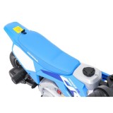 JOKO Elektrická Motorka HONDA CFR450R, penové kolesá, kožené sedadlo, modrá