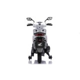 JOKO Elektrická Motorka Skúter HONDA SH125I, penové kolesá, kožené sedadlo, biela