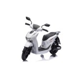 JOKO Elektrická Motorka Skúter HONDA SH125I, penové kolesá, kožené sedadlo, biela