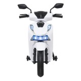 JOKO Elektrická Motorka Skúter HONDA SH125I, penové kolesá, kožené sedadlo, biela
