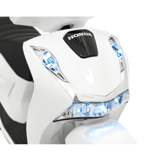 JOKO Elektrická Motorka Skúter HONDA SH125I, penové kolesá, kožené sedadlo, biela
