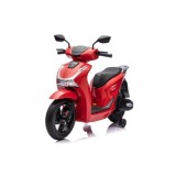 JOKO Elektrická Motorka Skúter HONDA SH125I, penové kolesá, kožené sedadlo, červená