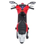 JOKO Elektrická Motorka Skúter HONDA SH125I, penové kolesá, kožené sedadlo, červená