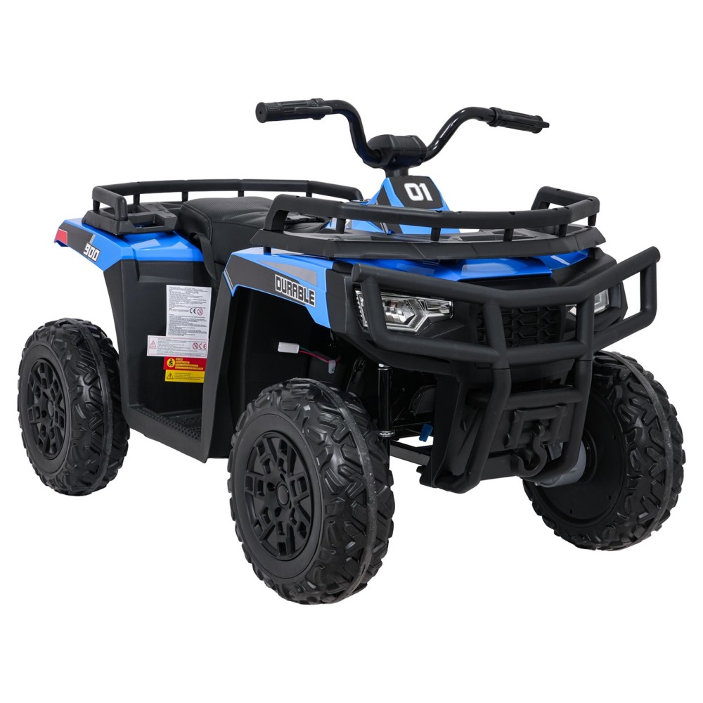 JOKO Elektrická štvorkolka WOLF 4x200W ATV, penové kolesá, kožené sedadlo, nosnosť 60kg, diaľkové ovládanie, modrá