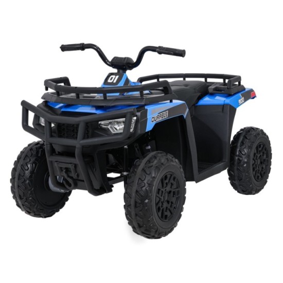 JOKO Elektrická štvorkolka WOLF 4x200W ATV, penové kolesá, kožené sedadlo, nosnosť 60kg, diaľkové ovládanie, modrá