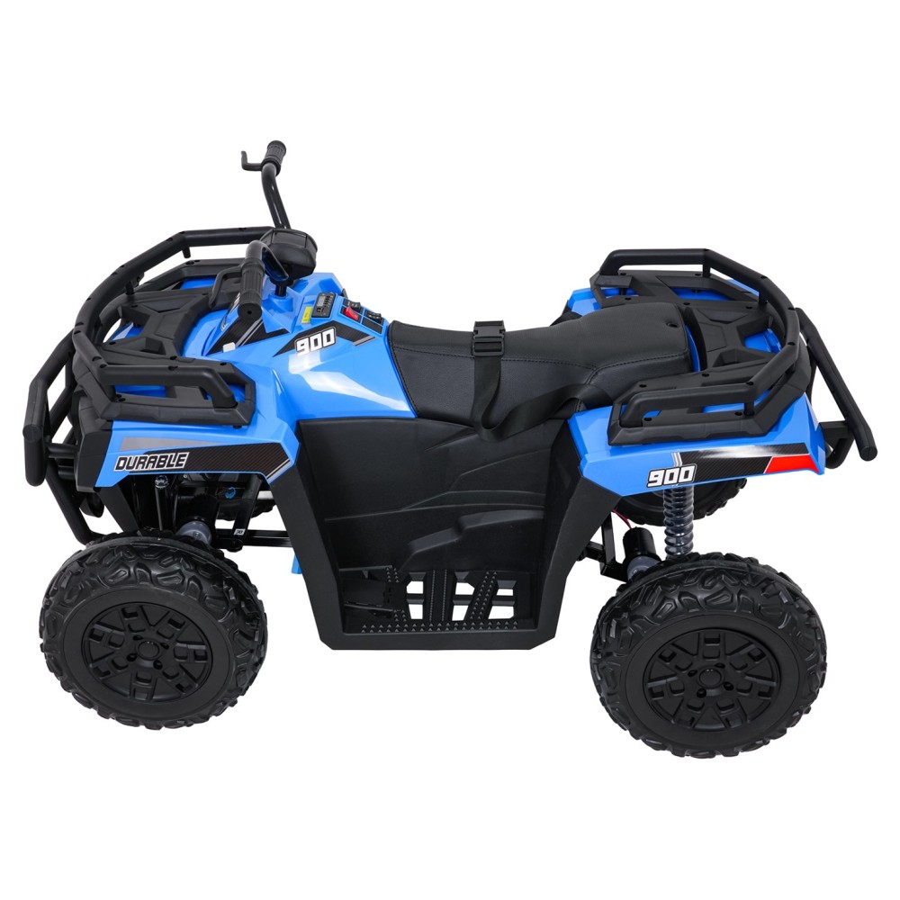 JOKO Elektrická štvorkolka WOLF 4x200W ATV, penové kolesá, kožené sedadlo, nosnosť 60kg, diaľkové ovládanie, modrá