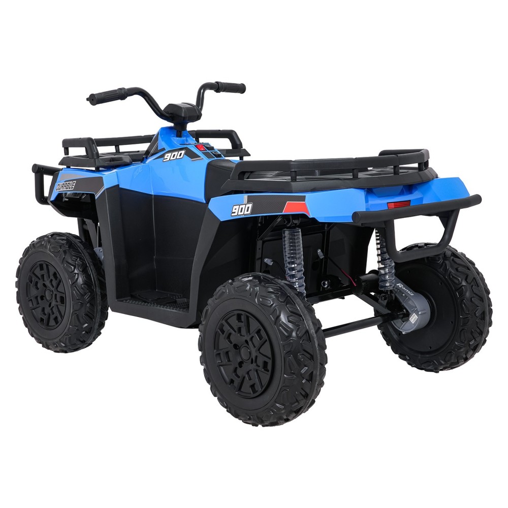 JOKO Elektrická štvorkolka WOLF 4x200W ATV, penové kolesá, kožené sedadlo, nosnosť 60kg, diaľkové ovládanie, modrá