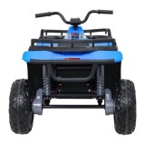 JOKO Elektrická štvorkolka WOLF 4x200W ATV, penové kolesá, kožené sedadlo, nosnosť 60kg, diaľkové ovládanie, modrá