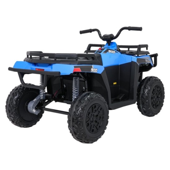 JOKO Elektrická štvorkolka WOLF 4x200W ATV, penové kolesá, kožené sedadlo, nosnosť 60kg, diaľkové ovládanie, modrá