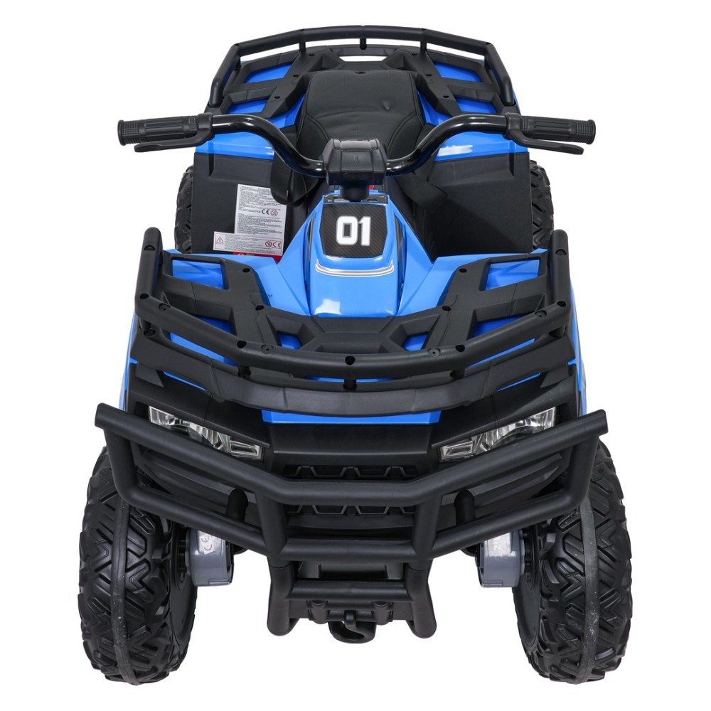 JOKO Elektrická štvorkolka WOLF 4x200W ATV, penové kolesá, kožené sedadlo, nosnosť 60kg, diaľkové ovládanie, modrá