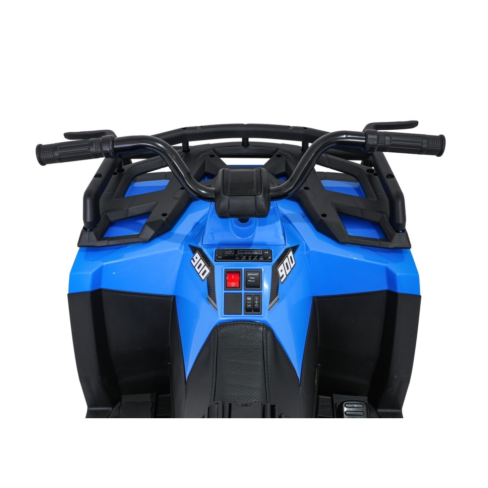 JOKO Elektrická štvorkolka WOLF 4x200W ATV, penové kolesá, kožené sedadlo, nosnosť 60kg, diaľkové ovládanie, modrá