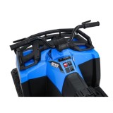JOKO Elektrická štvorkolka WOLF 4x200W ATV, penové kolesá, kožené sedadlo, nosnosť 60kg, diaľkové ovládanie, modrá