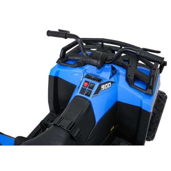 JOKO Elektrická štvorkolka WOLF 4x200W ATV, penové kolesá, kožené sedadlo, nosnosť 60kg, diaľkové ovládanie, modrá