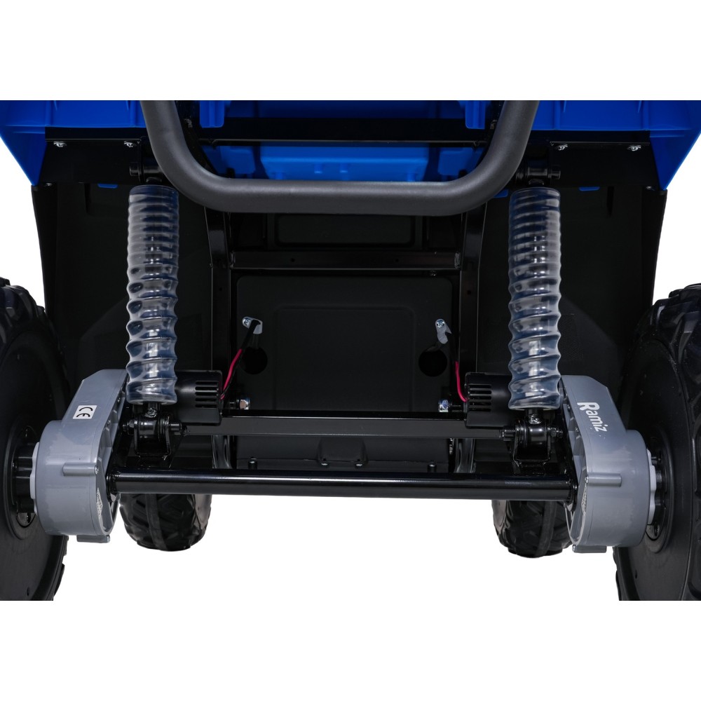 JOKO Elektrická štvorkolka WOLF 4x200W ATV, penové kolesá, kožené sedadlo, nosnosť 60kg, diaľkové ovládanie, modrá