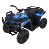 JOKO Elektrická štvorkolka WOLF 4x200W ATV, penové kolesá, kožené sedadlo, nosnosť 60kg, diaľkové ovládanie, modrá