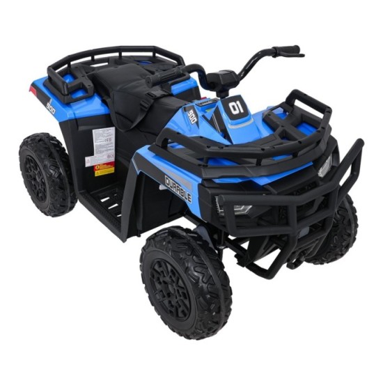 JOKO Elektrická štvorkolka WOLF 4x200W ATV, penové kolesá, kožené sedadlo, nosnosť 60kg, diaľkové ovládanie, modrá