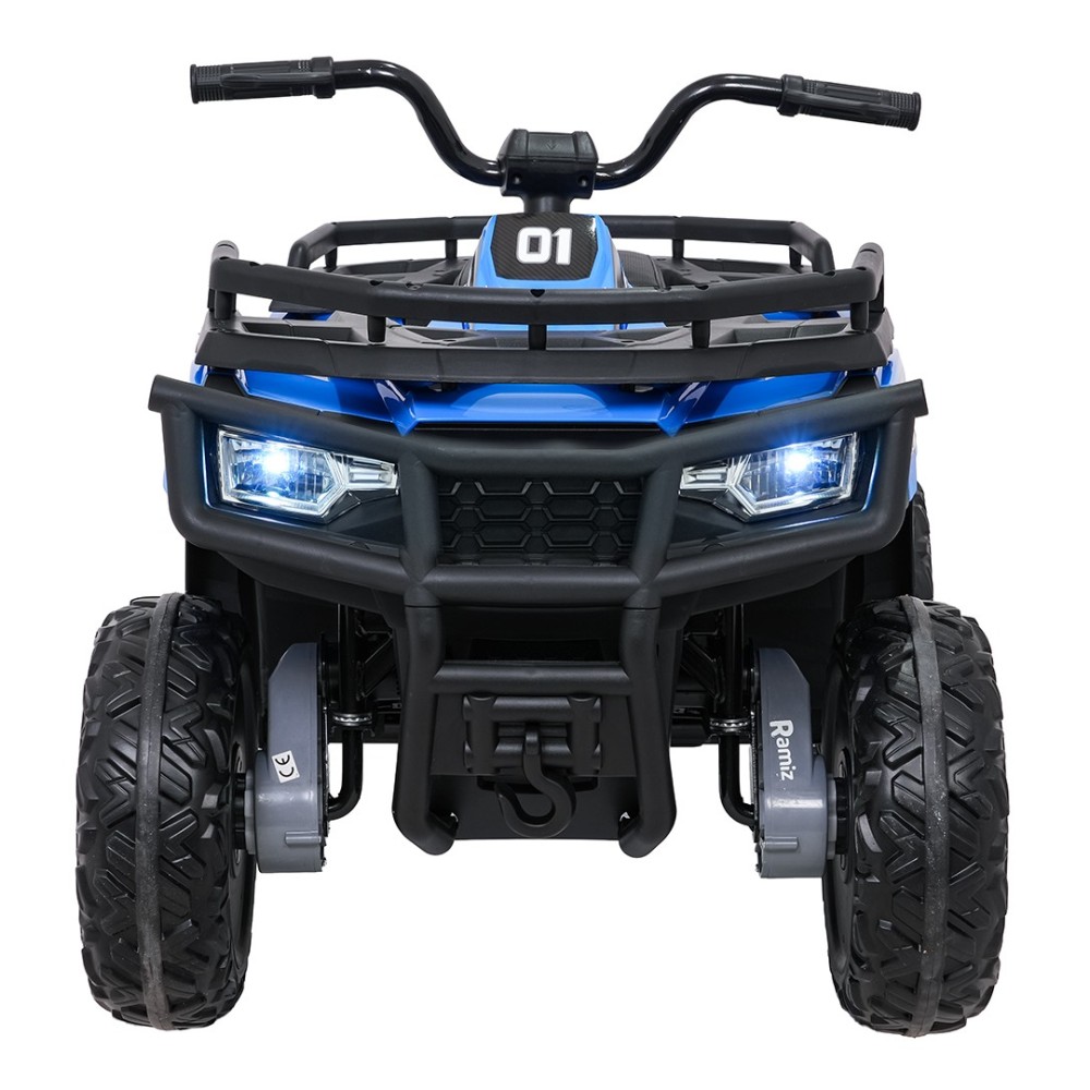 JOKO Elektrická štvorkolka WOLF 4x200W ATV, penové kolesá, kožené sedadlo, nosnosť 60kg, diaľkové ovládanie, modrá