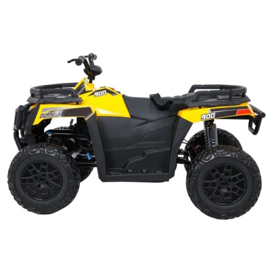 JOKO Elektrická štvorkolka WOLF 4x200W ATV, penové kolesá, kožené sedadlo, nosnosť 60kg, diaľkové ovládanie, žltá