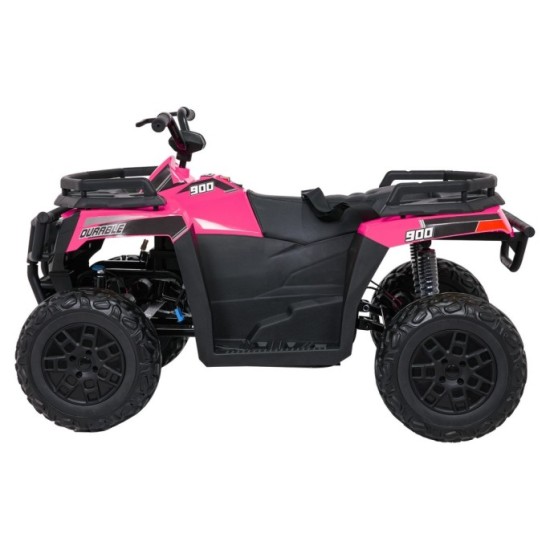 JOKO Elektrická štvorkolka WOLF 4x200W ATV, penové kolesá, kožené sedadlo, nosnosť 60kg, diaľkové ovládanie, ružová
