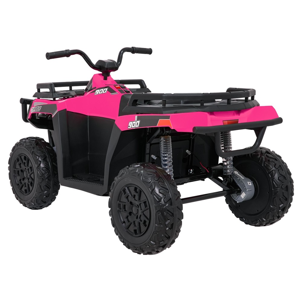 JOKO Elektrická štvorkolka WOLF 4x200W ATV, penové kolesá, kožené sedadlo, nosnosť 60kg, diaľkové ovládanie, ružová