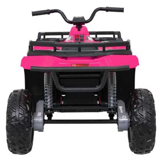 JOKO Elektrická štvorkolka WOLF 4x200W ATV, penové kolesá, kožené sedadlo, nosnosť 60kg, diaľkové ovládanie, ružová