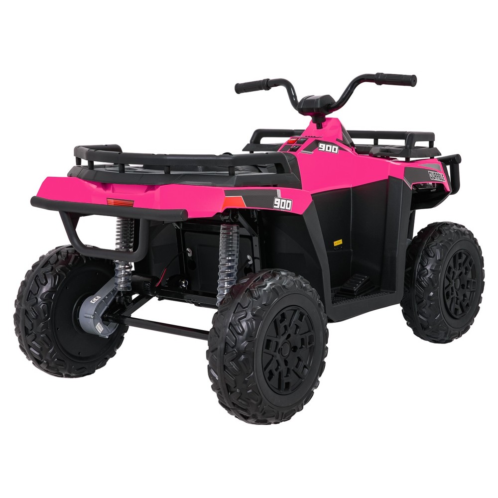 JOKO Elektrická štvorkolka WOLF 4x200W ATV, penové kolesá, kožené sedadlo, nosnosť 60kg, diaľkové ovládanie, ružová