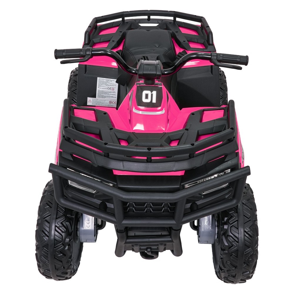 JOKO Elektrická štvorkolka WOLF 4x200W ATV, penové kolesá, kožené sedadlo, nosnosť 60kg, diaľkové ovládanie, ružová