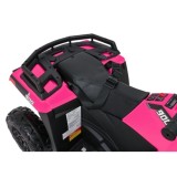 JOKO Elektrická štvorkolka WOLF 4x200W ATV, penové kolesá, kožené sedadlo, nosnosť 60kg, diaľkové ovládanie, ružová