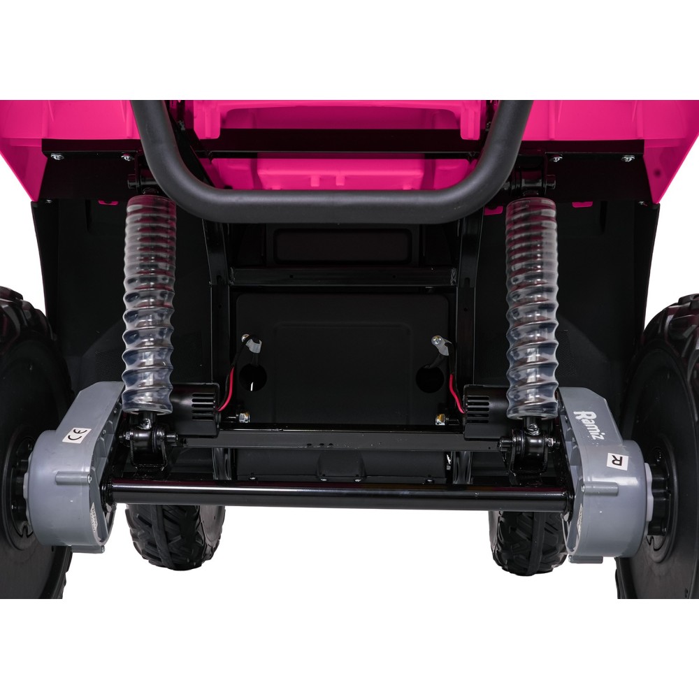 JOKO Elektrická štvorkolka WOLF 4x200W ATV, penové kolesá, kožené sedadlo, nosnosť 60kg, diaľkové ovládanie, ružová