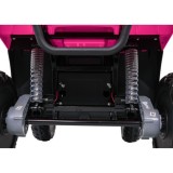 JOKO Elektrická štvorkolka WOLF 4x200W ATV, penové kolesá, kožené sedadlo, nosnosť 60kg, diaľkové ovládanie, ružová